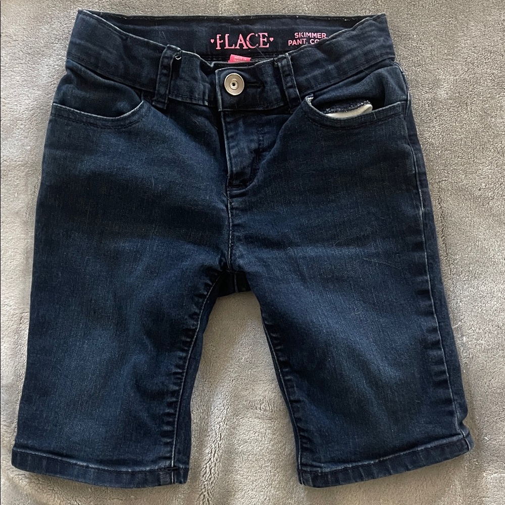 Kids Denim Shorts - Dark Blue